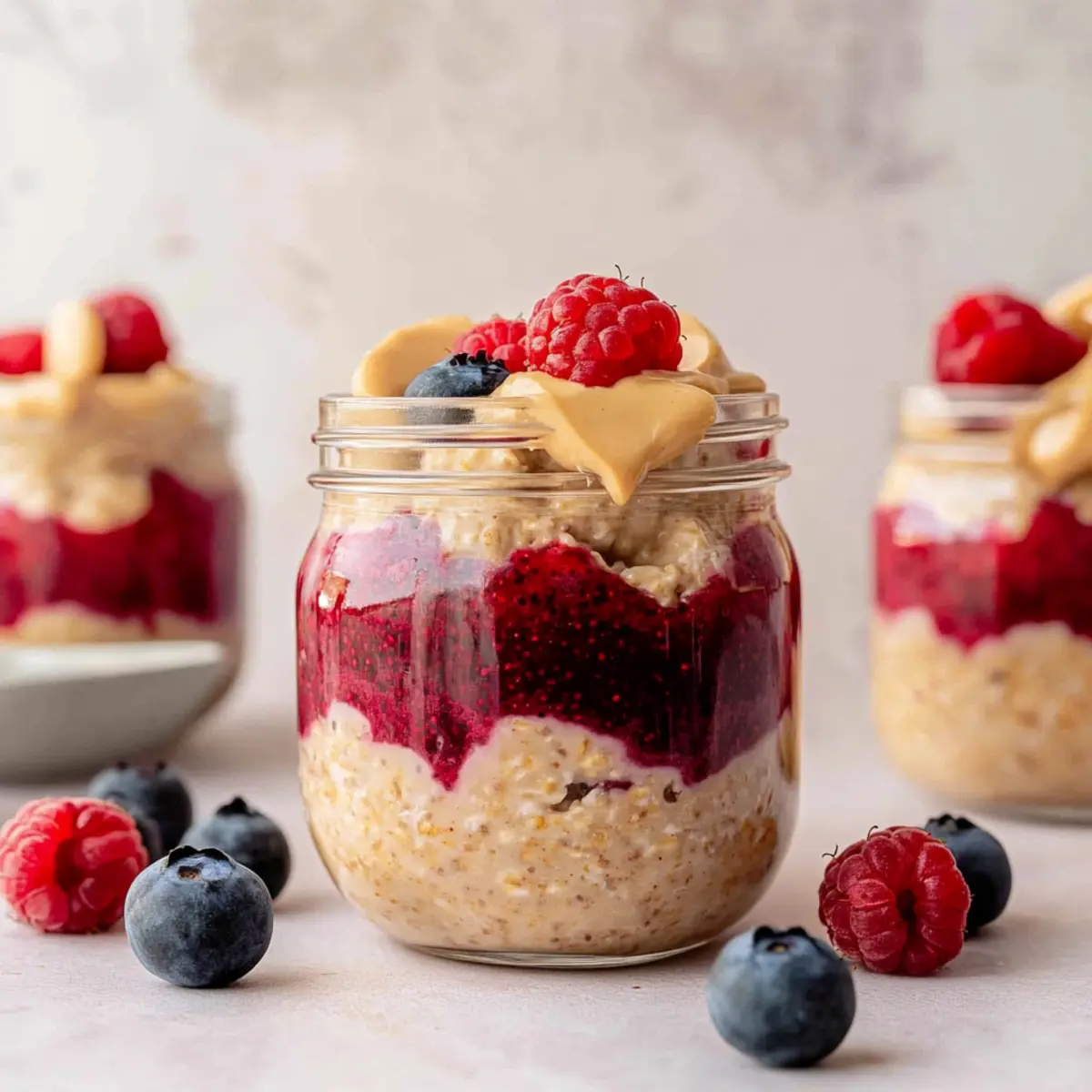 Peanut Butter and Jelly Overnight Oats That Delight Mornings