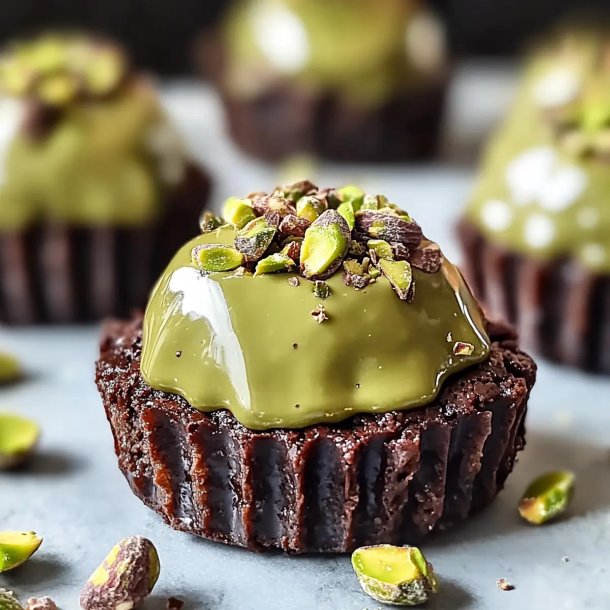Indulge in Pistachio Ferrero Rocher Brownies Bliss
