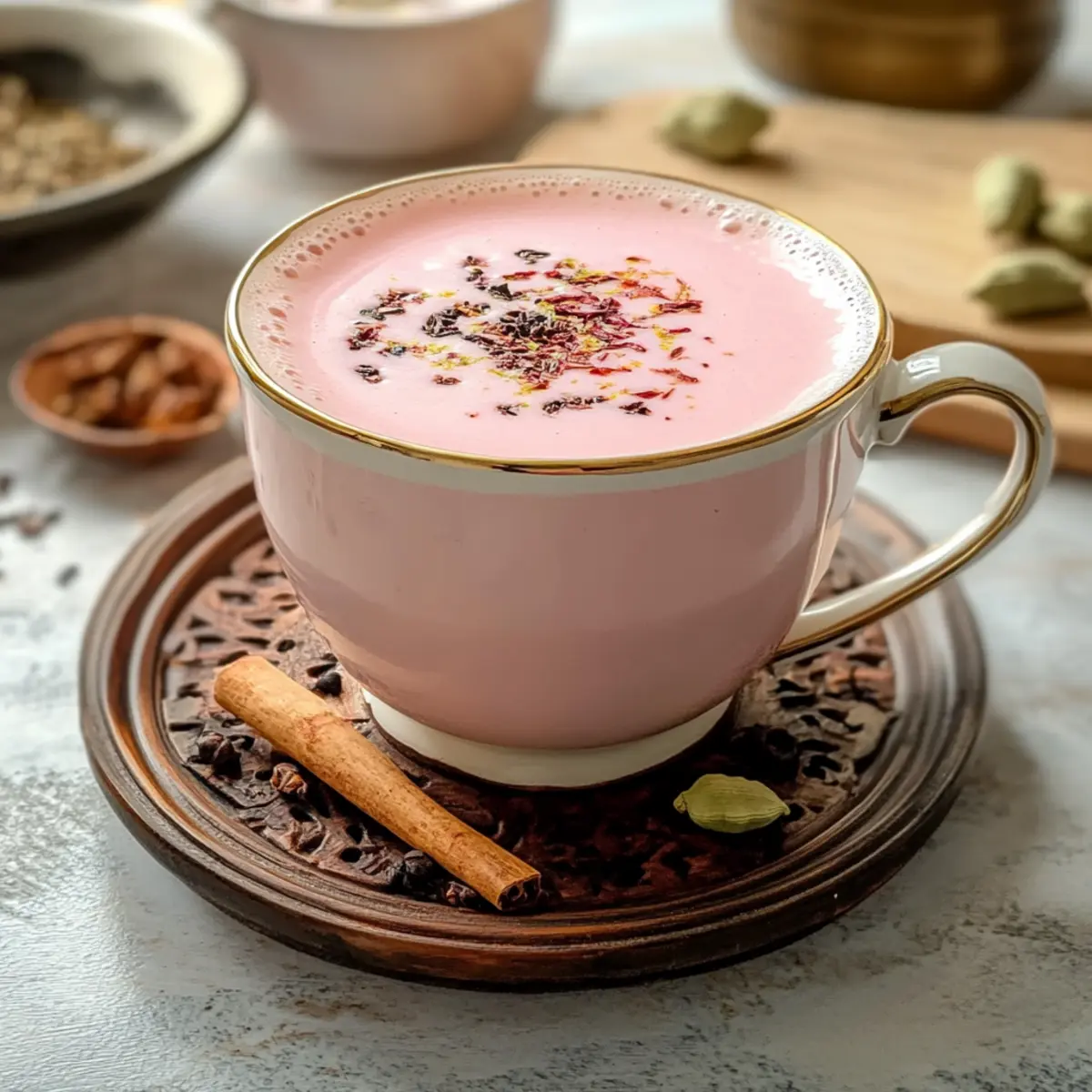 Kashmiri Pink Chai: A Creamy Sip of Cozy Comfort
