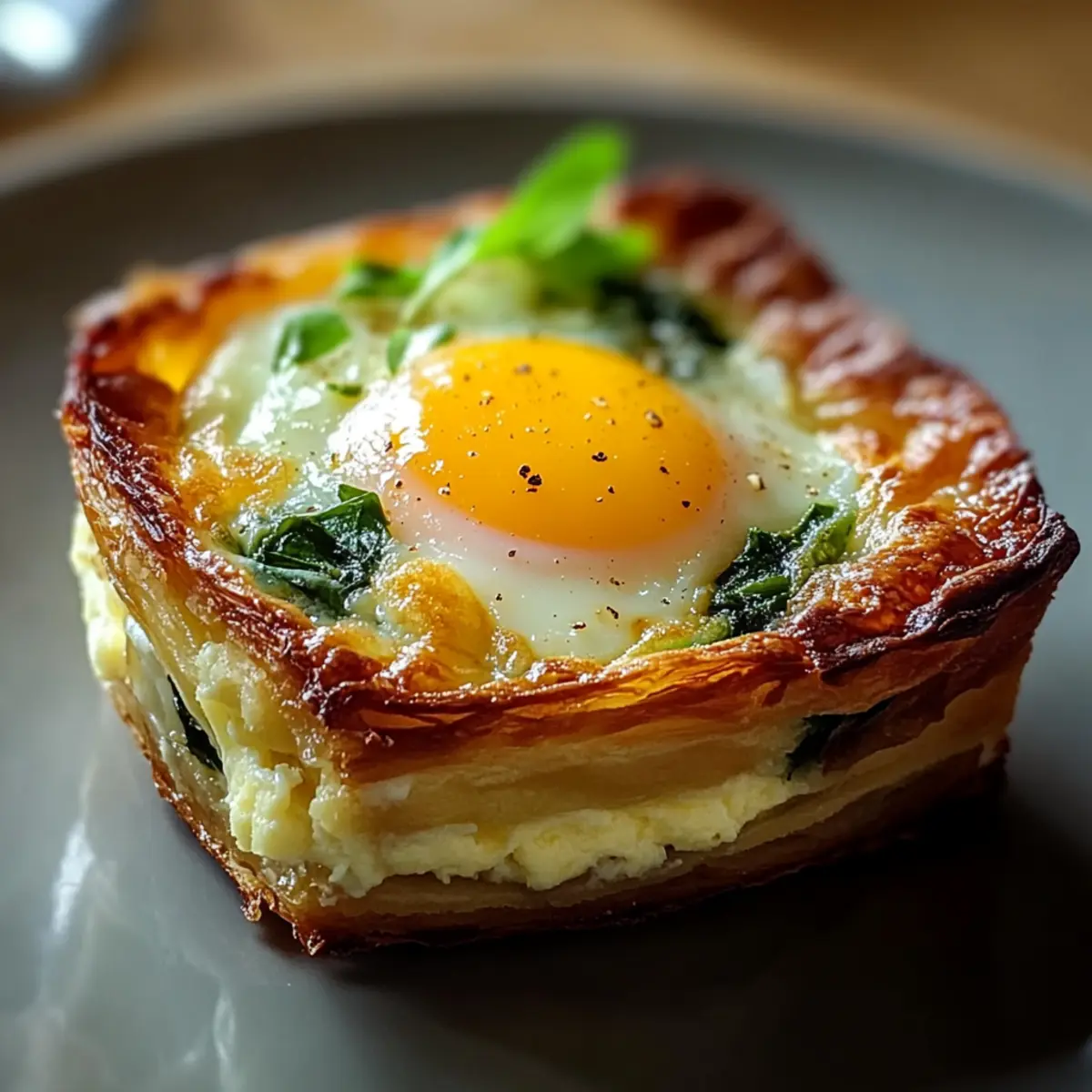 Baked Eggs Napoleon: Elevate Your Brunch with Flaky Perfection
