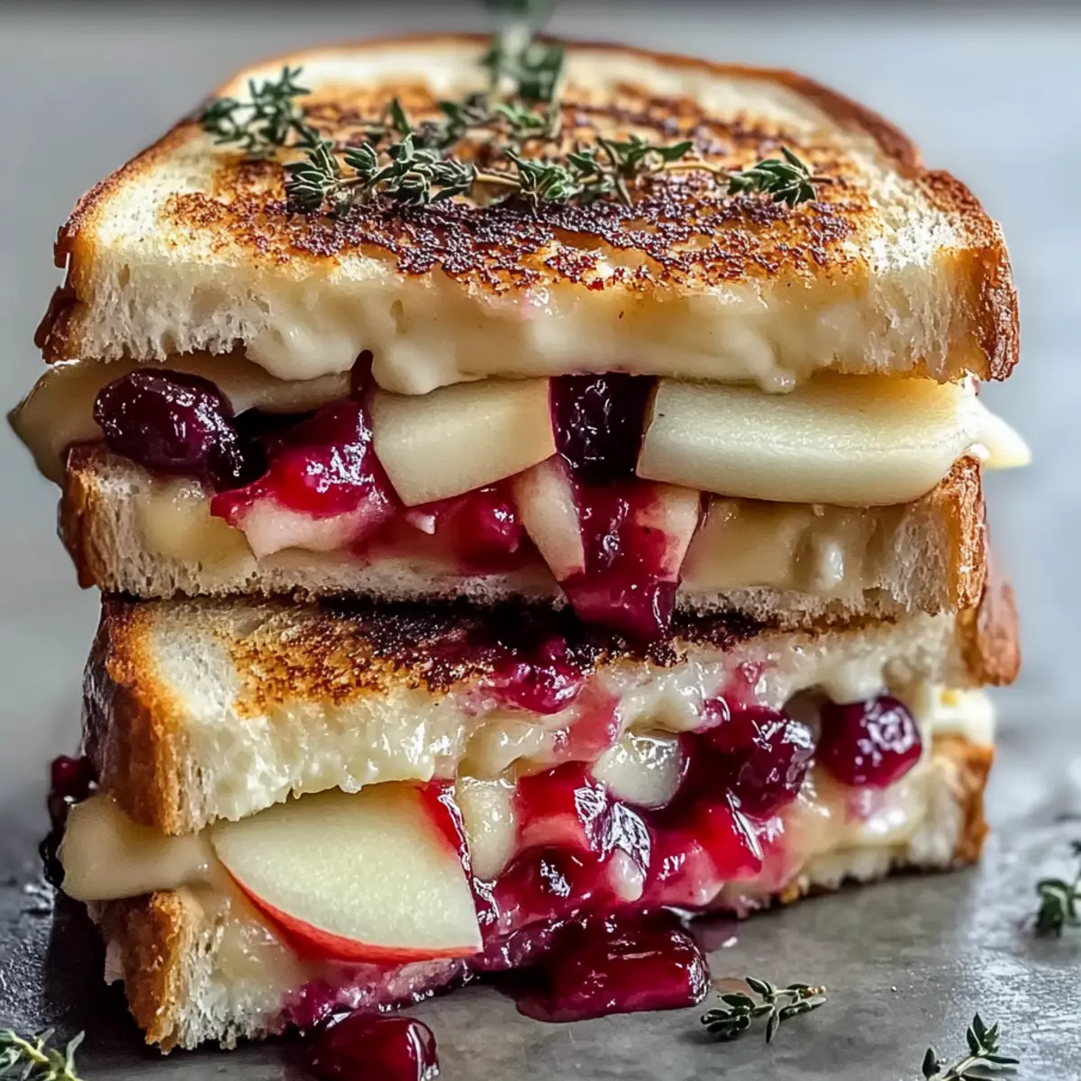 Delicious Apple & Cranberry Grilled Cheese You’ll Crave