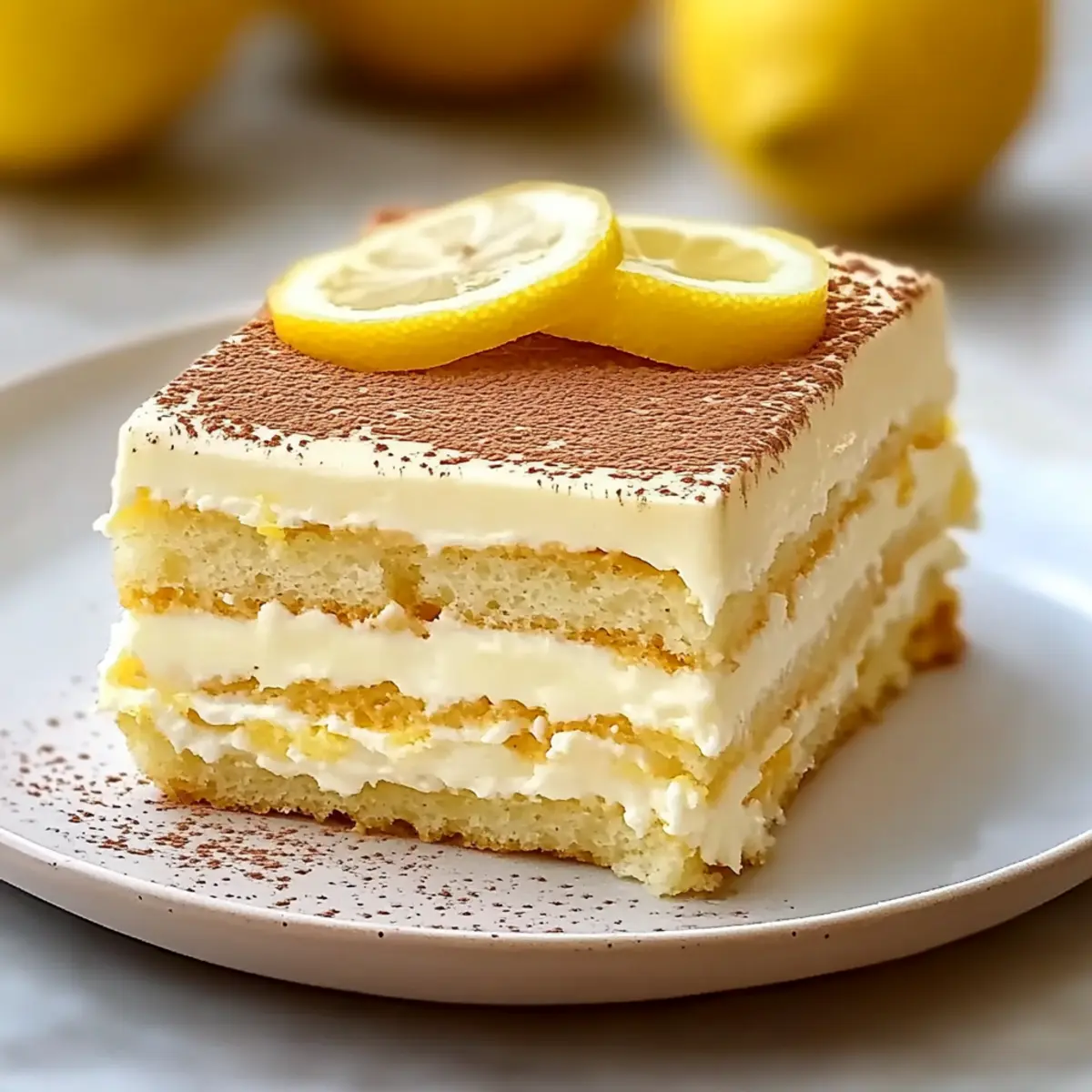 Zesty Lemon Tiramisu: A Refreshing No-Bake Delight