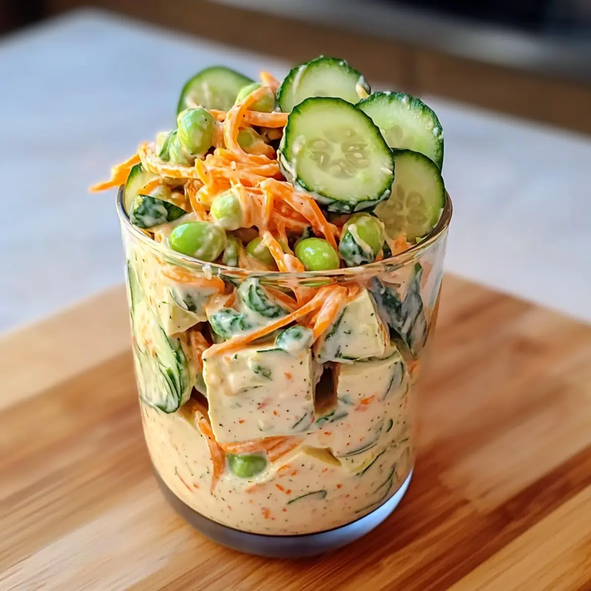 Creamy Asian Cucumber Salad Bowl for a Refreshing Meal Boost