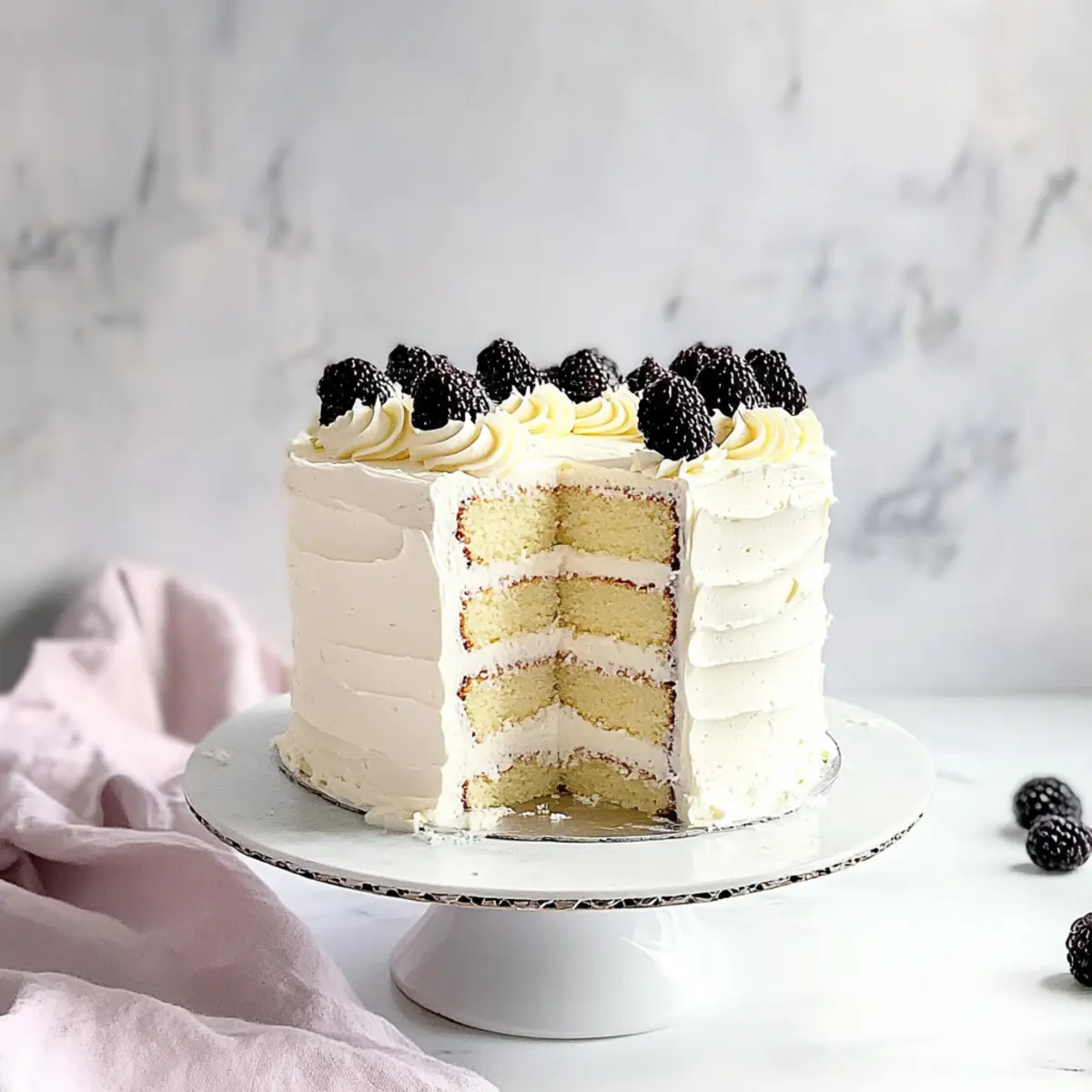 Moist and Festive Prosecco Cake for Celebrations