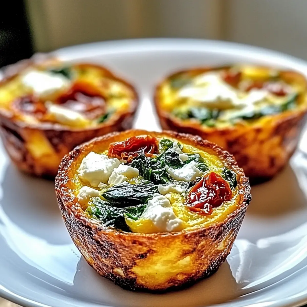 Feta and Sun-Dried Tomato Egg Muffins That'll Brighten Mornings