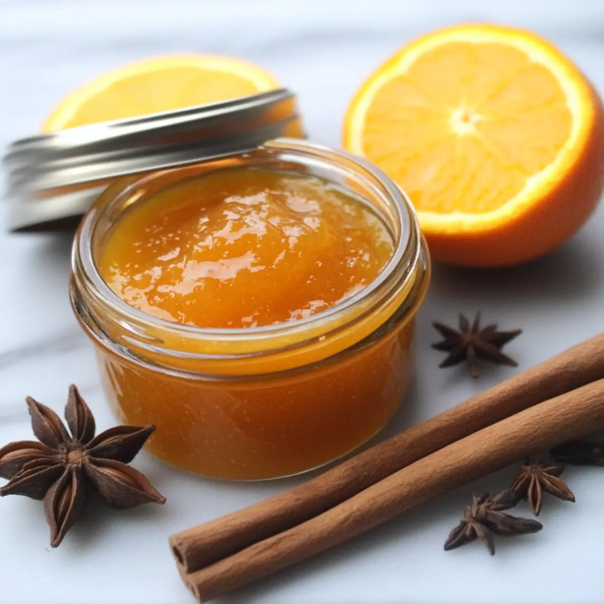 Delicious Orange Jam with Warm Spices for Cozy Mornings