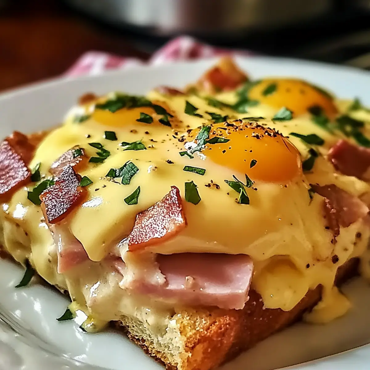 Overnight Eggs Benedict Casserole for Effortless Brunch Bliss
