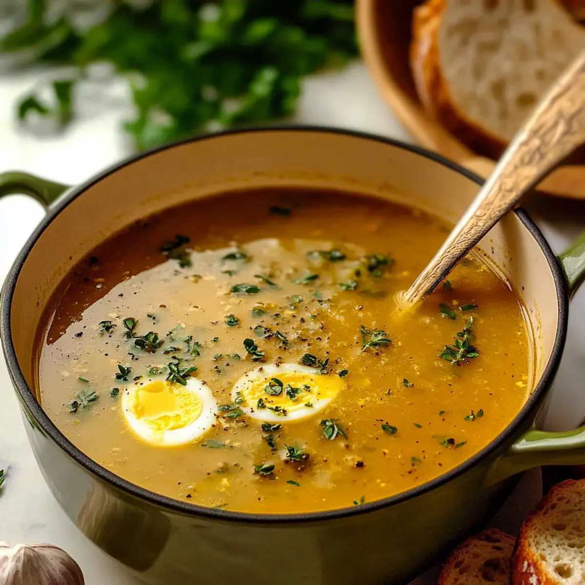 Mouthwatering Mexican Garlic Soup That Warms Your Soul