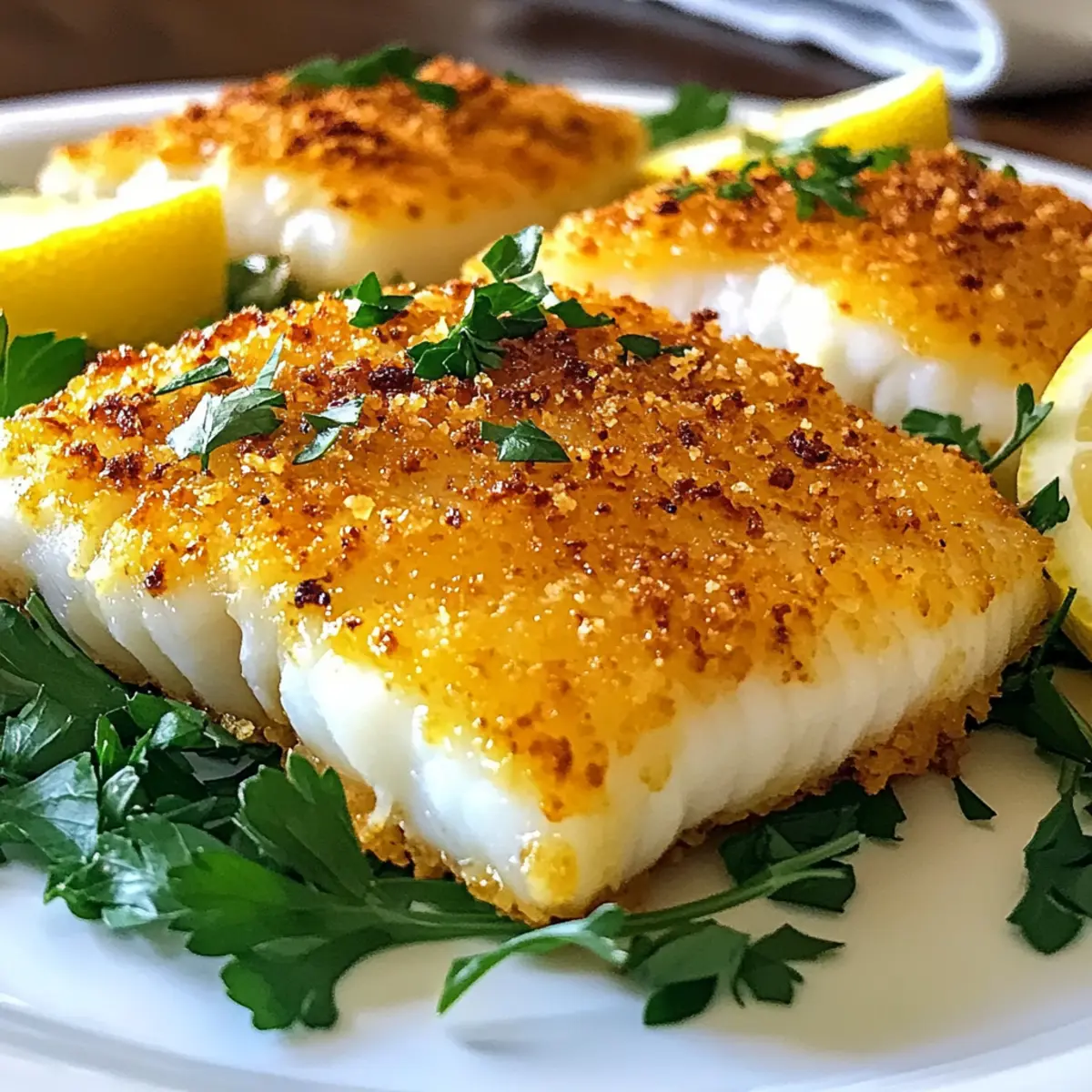 Crispy Parmesan Crusted Cod Flavorful and Quick Dinner Delight