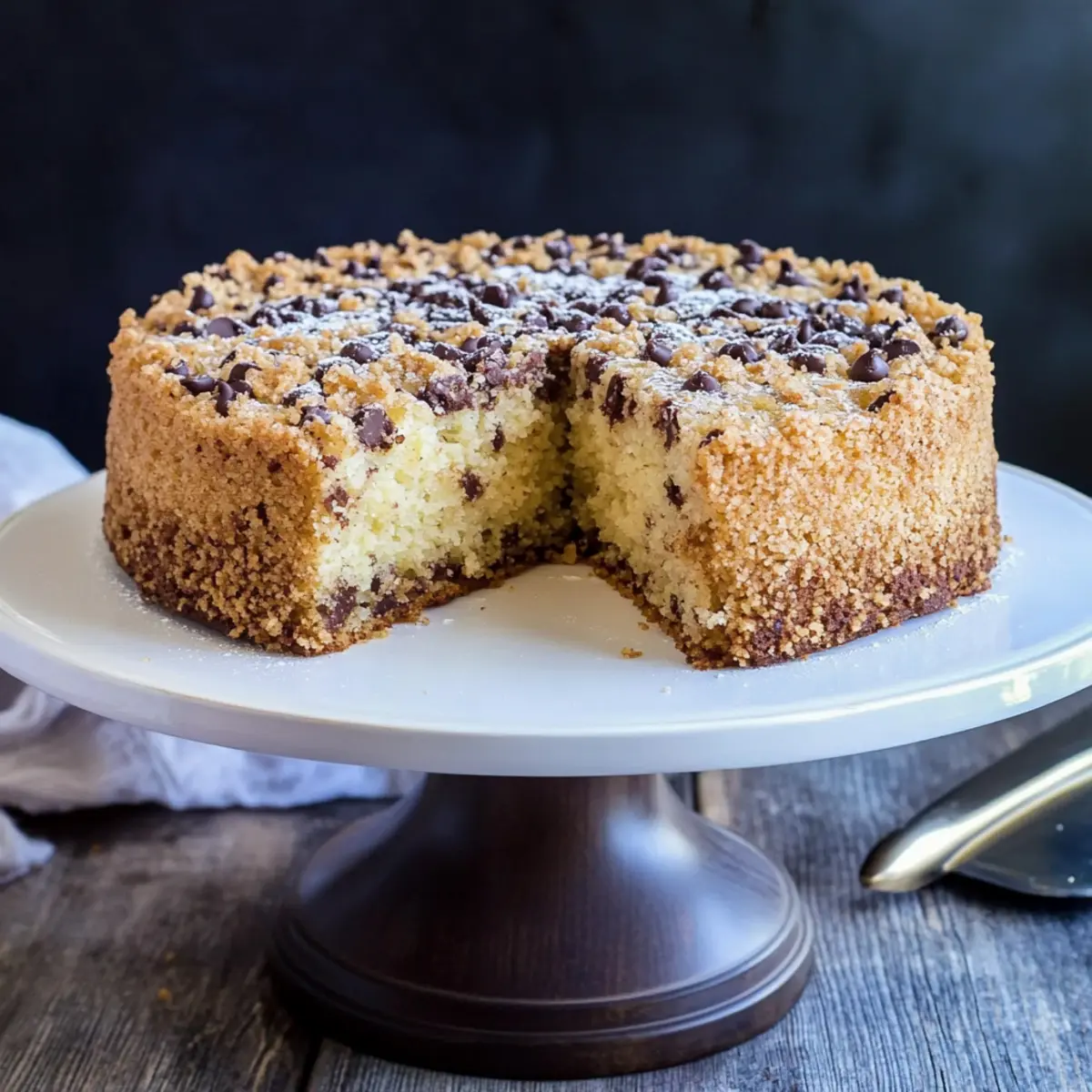 Chocolate Chip Ricotta Crumb Cake for Ultimate Indulgence