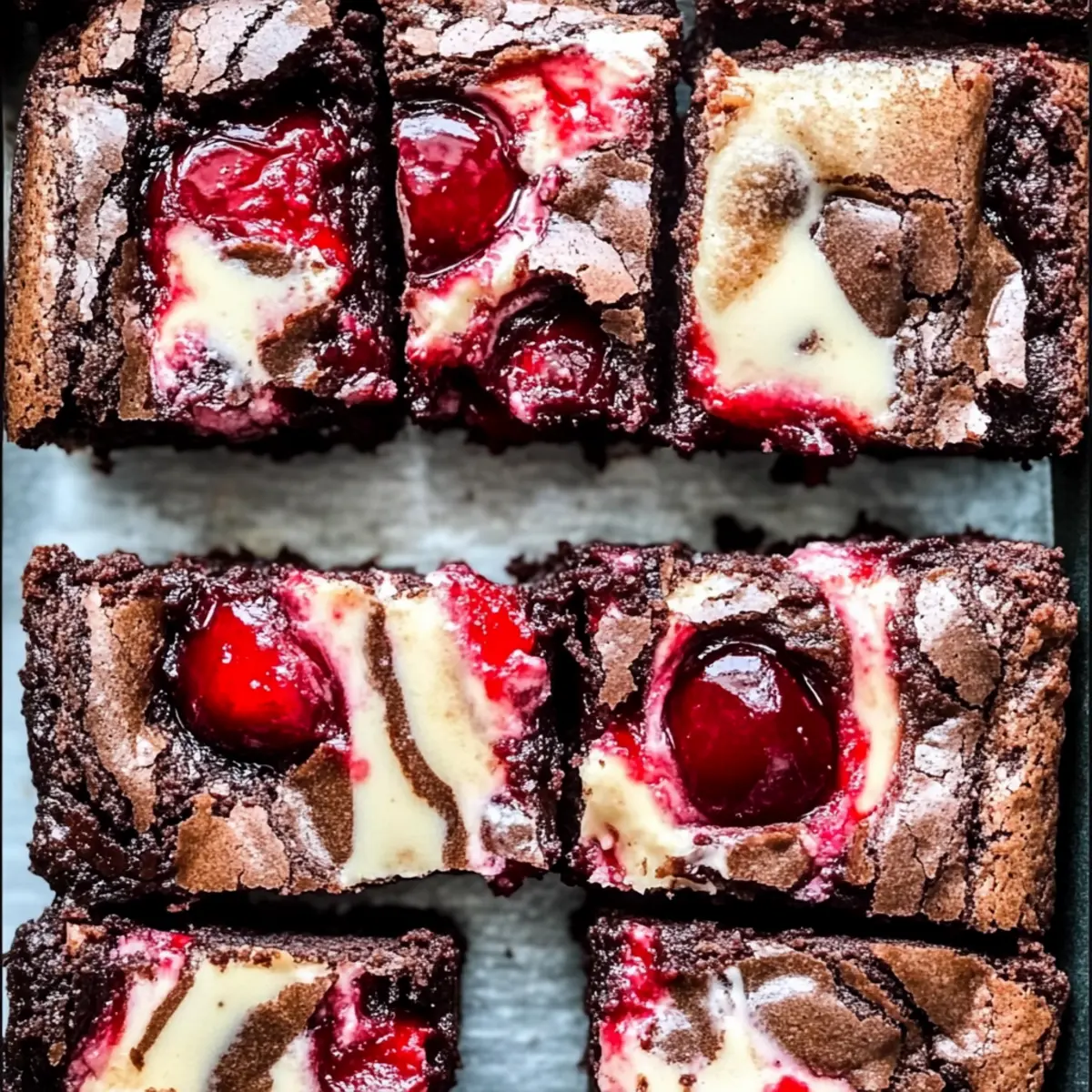 Irresistibly Delicious Cherry Cheesecake Swirl Brownies