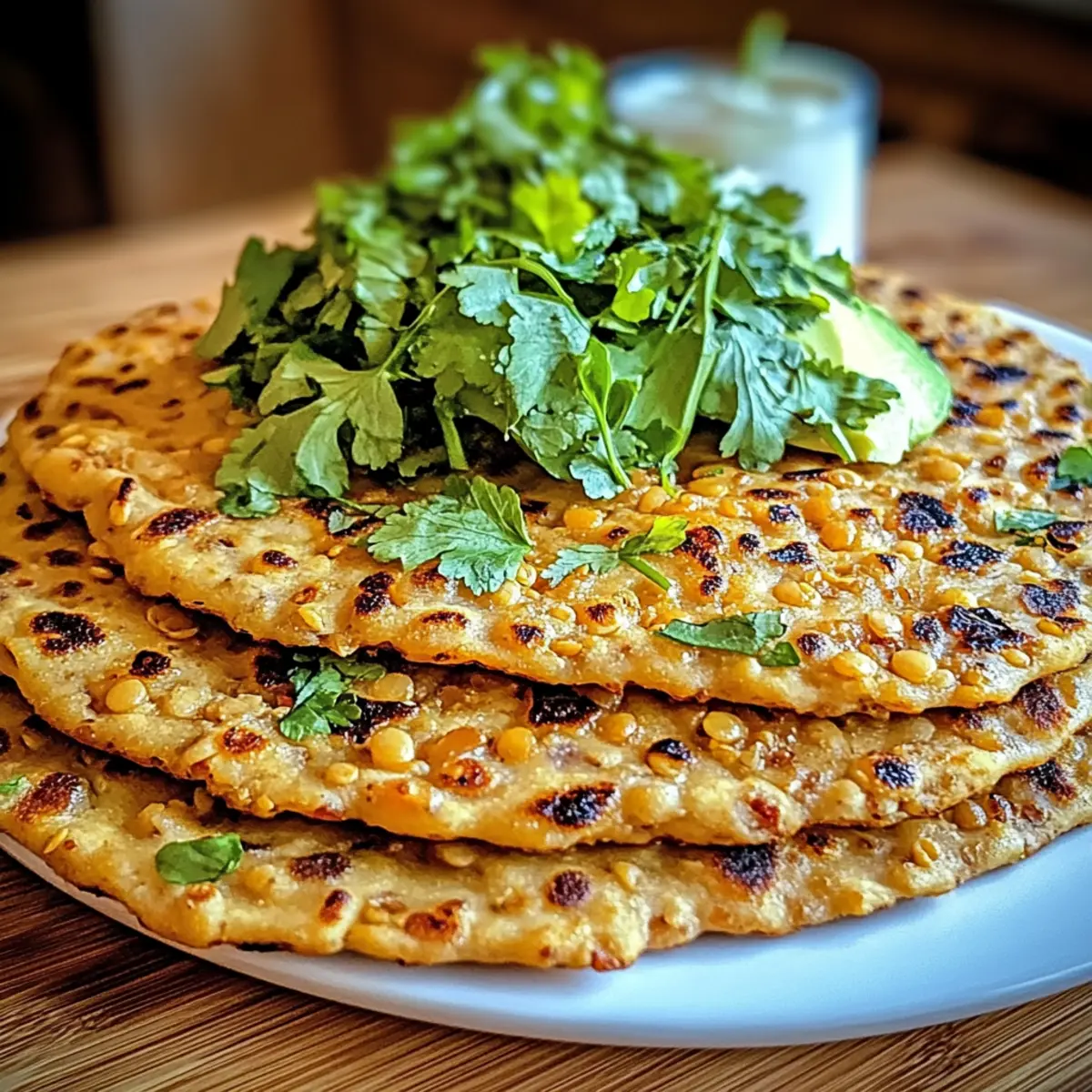 Protein-Packed Red Lentil Flatbread That Everyone Will Love