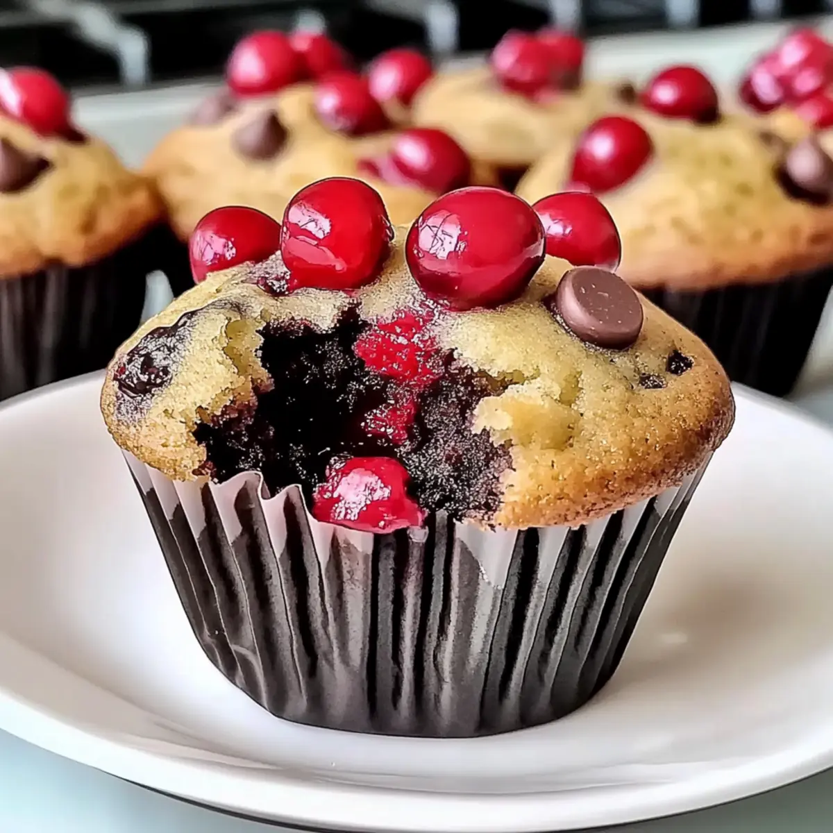 Cherry Chocolate Chip Muffins That’ll Brighten Your Day