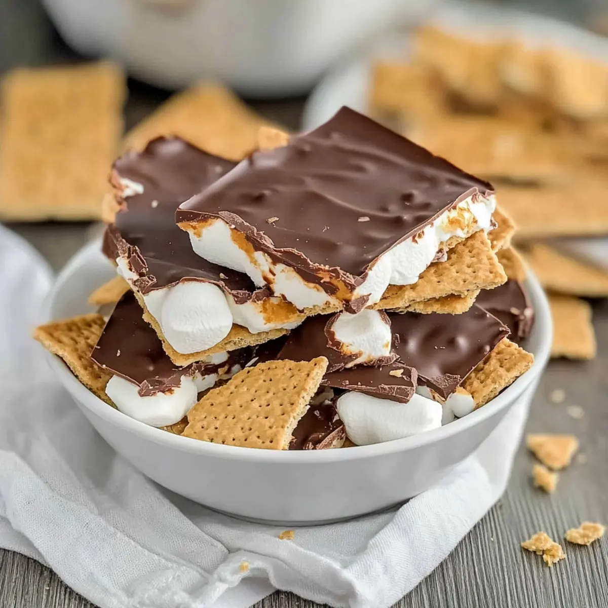 Irresistible S’mores Bark: Your Easy No-Bake Dessert Fix