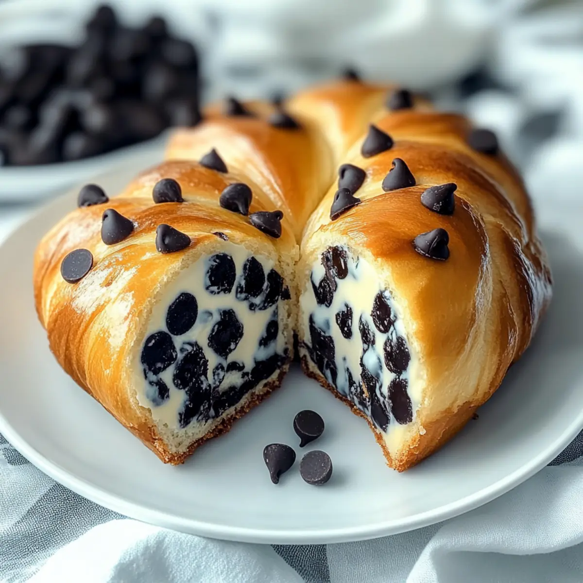 Decadent Chocolate Chip Vanilla Custard Brioches for Brunch Bliss