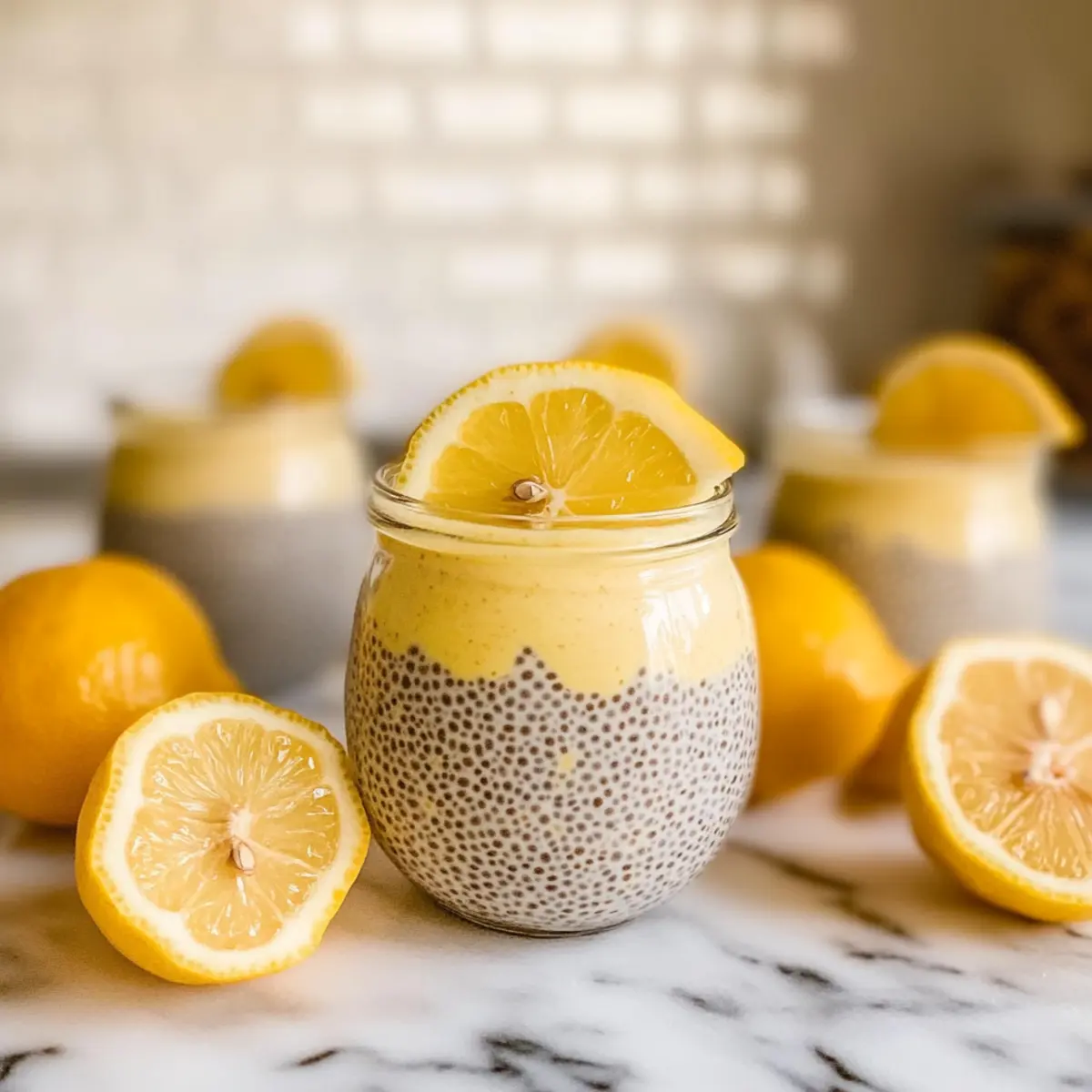 Delicious Lemon Cream Chia Pudding for a Refreshing Treat