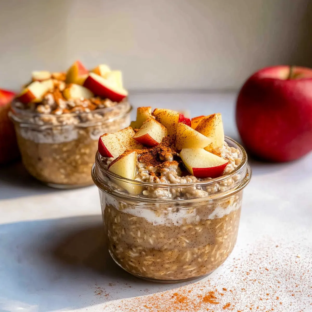 Cozy Apple Cinnamon Overnight Oats for Easy Mornings