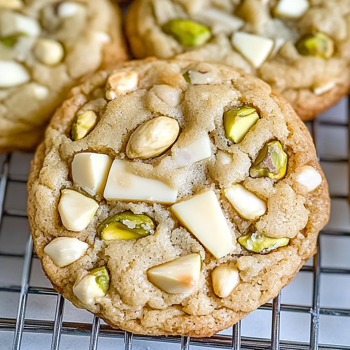 Deliciously Soft White Chocolate Pistachio Cookies Recipe