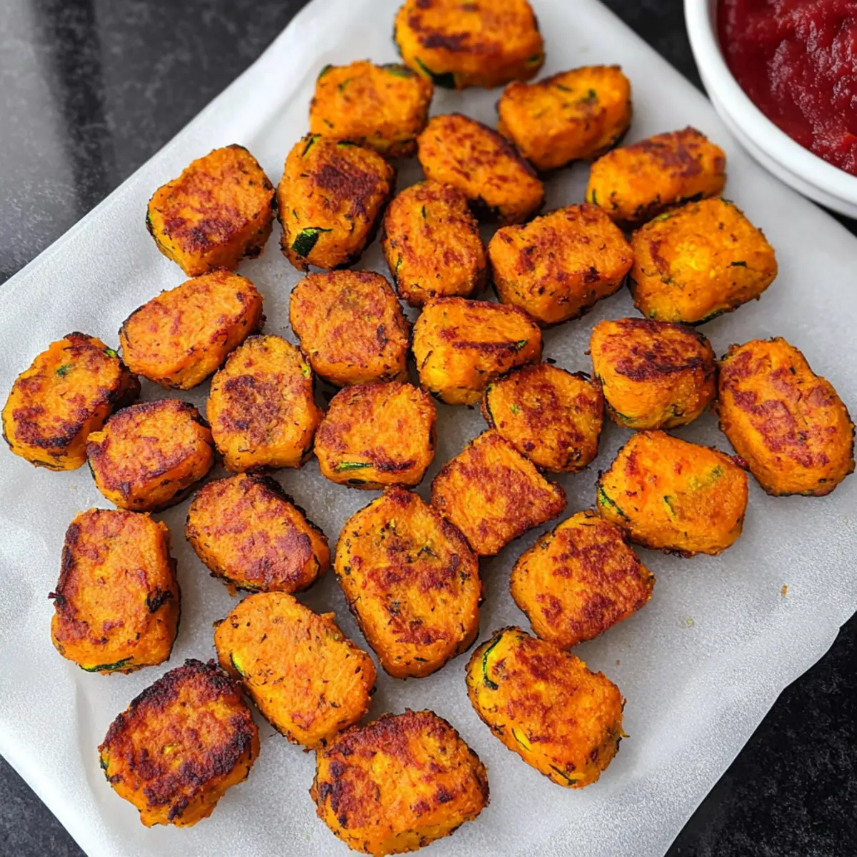 Crispy Baked Sweet Potato Zucchini Tots Your Kids Will Love