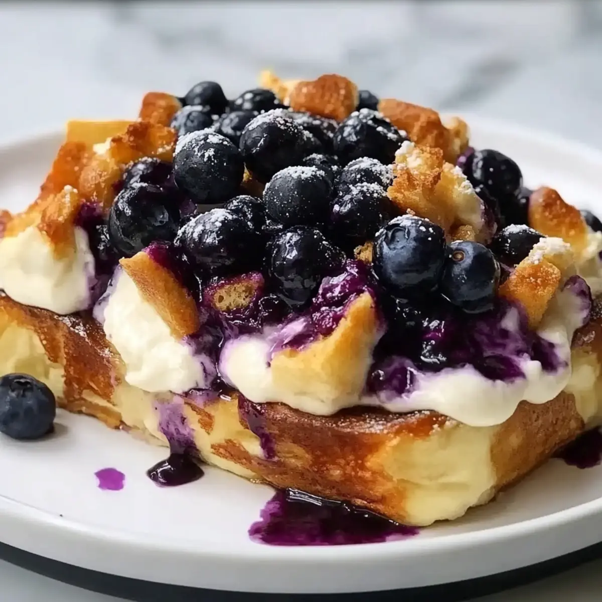Blueberry Cream Cheese French Toast Casserole Recipe Magic