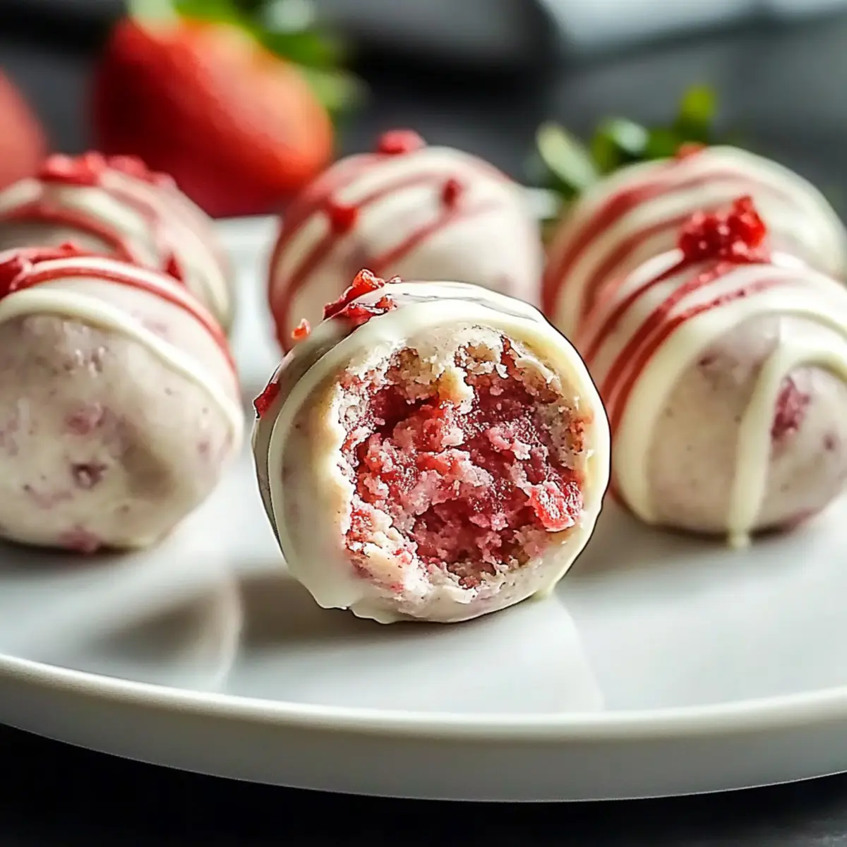 Strawberry Cheesecake Protein Balls: Guilt-Free Snack Bliss