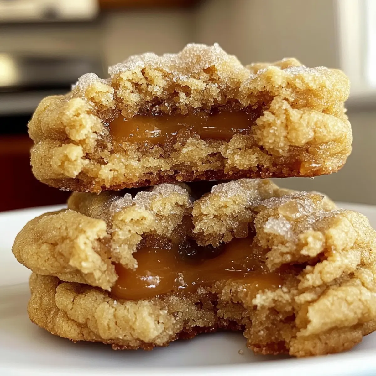 Warm Brown Sugar Cinnamon Caramel Cookies for Cozy Nights